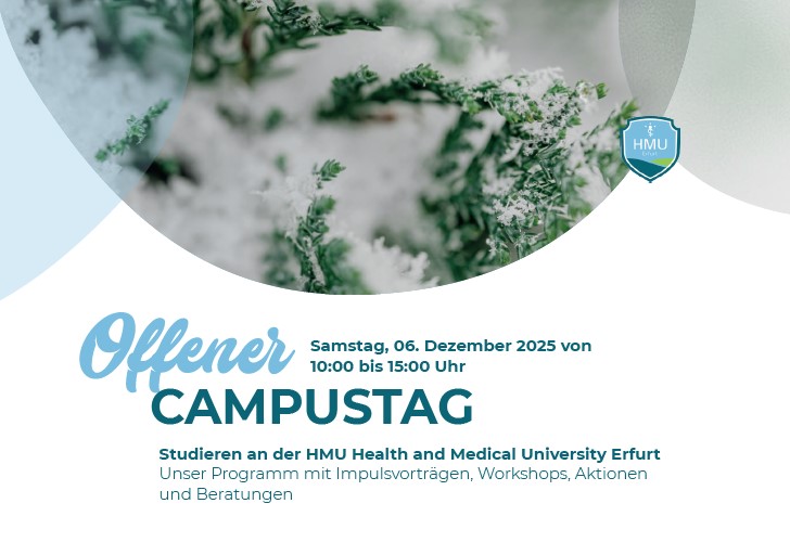 Programm Offener Campustag in Erfurt - 06. Dezember 2025