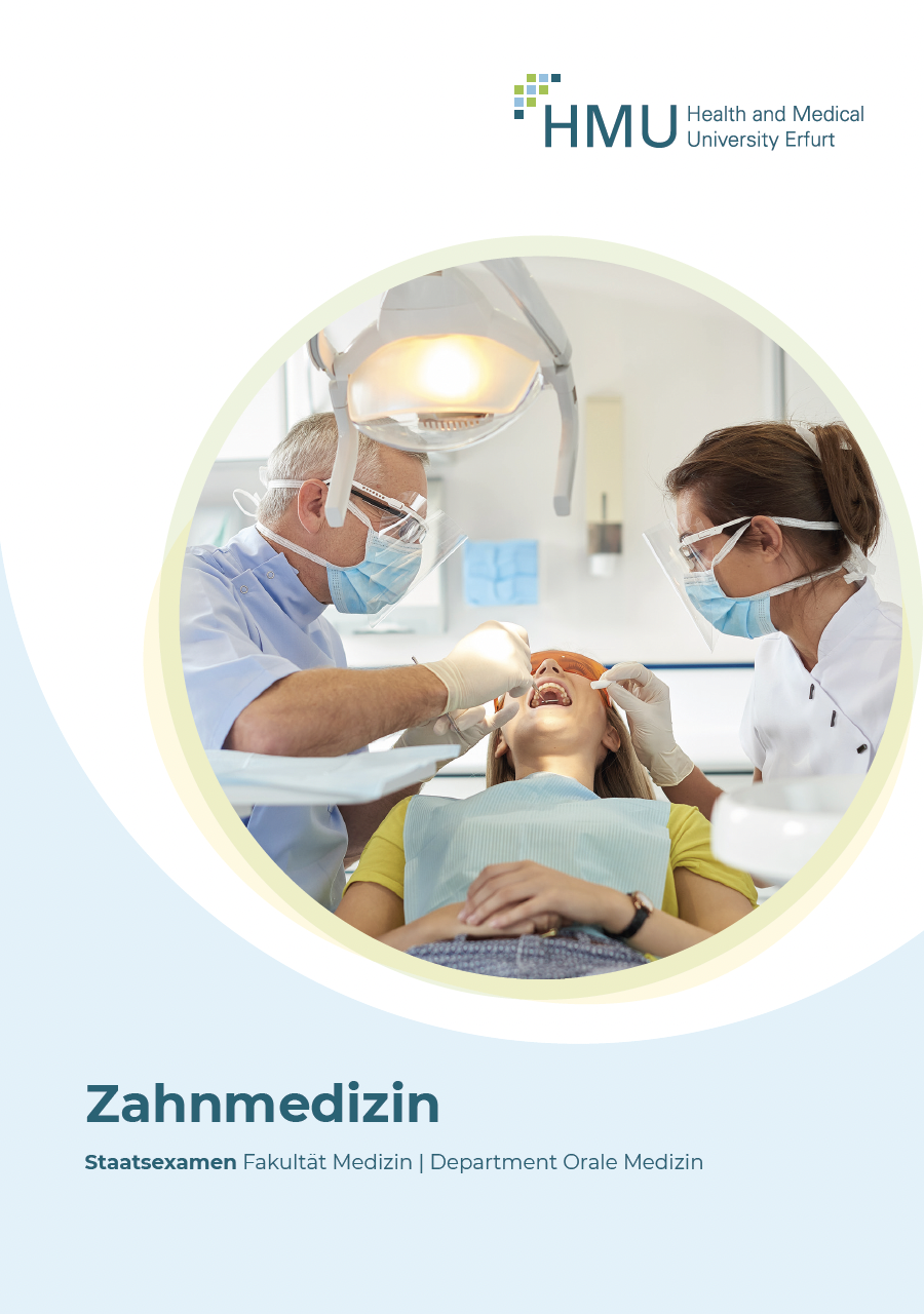 Flyer Zahnmedizin an der HMU Erfurt